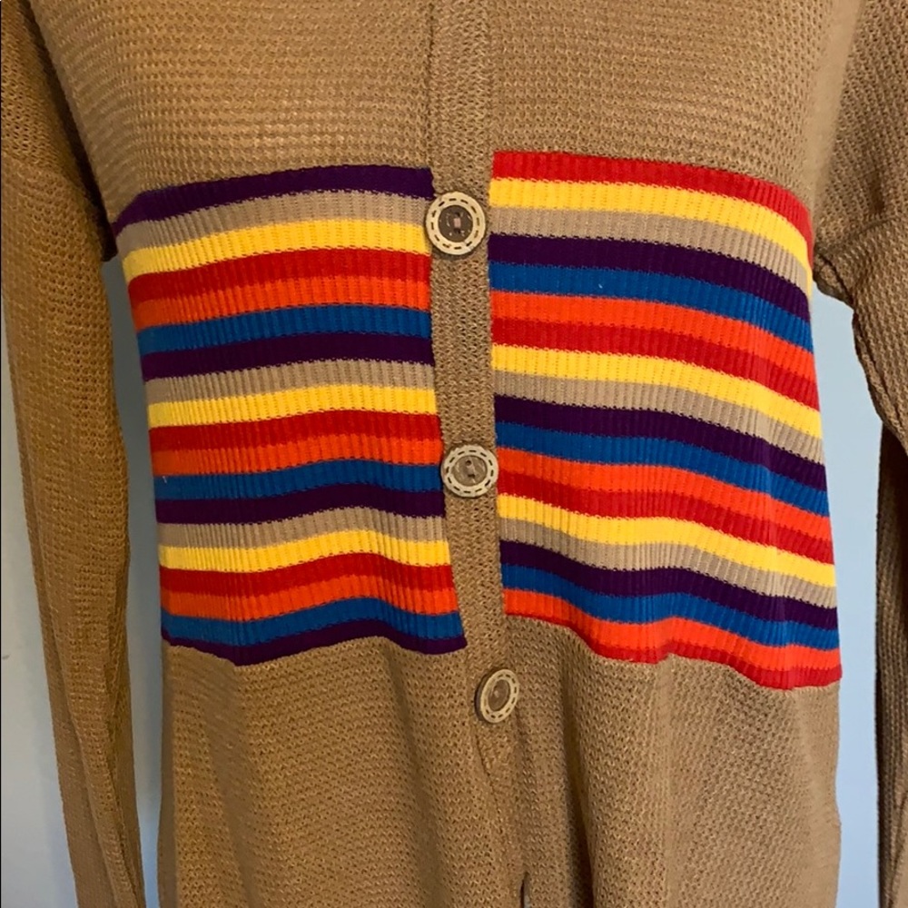 đź’•Waffle Print Multi-Color Topđź’• - Picture 4 of 5